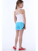 Blaue Mädchenshorts NDZ8644 – Online-Shop – Boutique